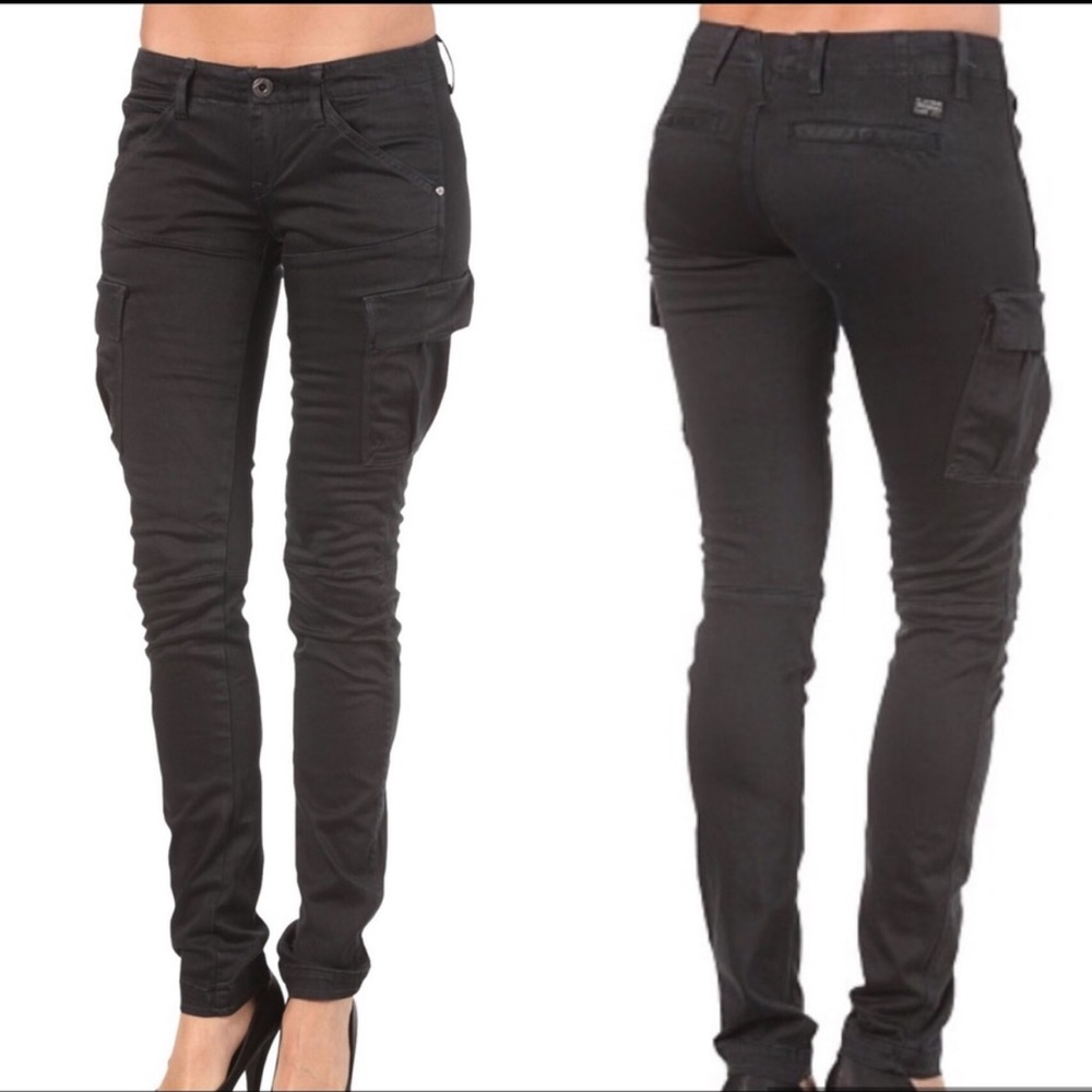 G-Star Raw Trooper Cargo Pants Jeans Black 4/30